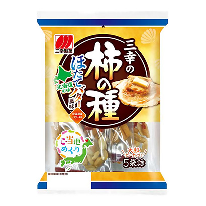 包裝設(shè)計(jì)公司推薦三幸柿子籽熱黃油風(fēng)味三幸制果包裝設(shè)計(jì)欣賞(圖1)