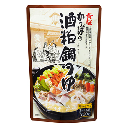 包裝設(shè)計(jì)公司推薦黃櫻河童酒糟鍋湯汁黃櫻調(diào)味料包裝設(shè)計(jì)(圖1)