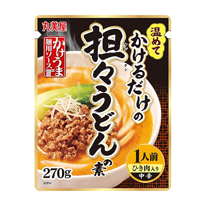 澆汁面用醬擔(dān)擔(dān)面之素丸美屋食品工業(yè)烹飪品包裝設(shè)計(圖1)
