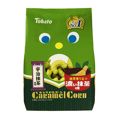 焦糖玉米濃抹茶味東鴿點(diǎn)心包裝設(shè)計(jì)(圖1)