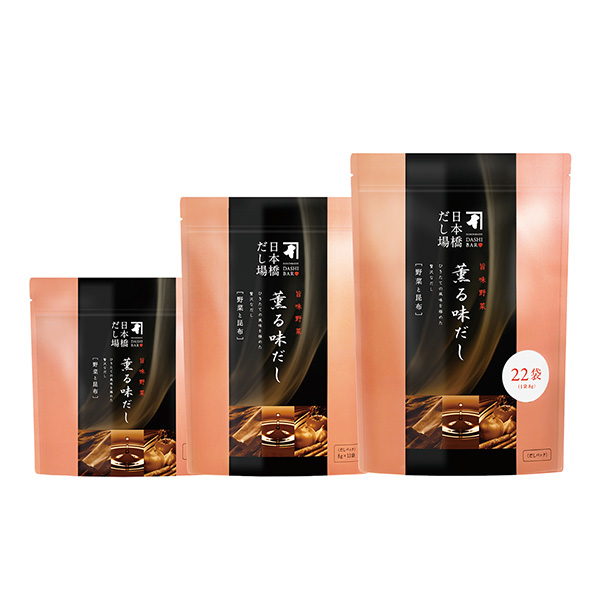 香薰的味增湯蔬菜和海帶人參食品飲料包裝設(shè)計(圖1)