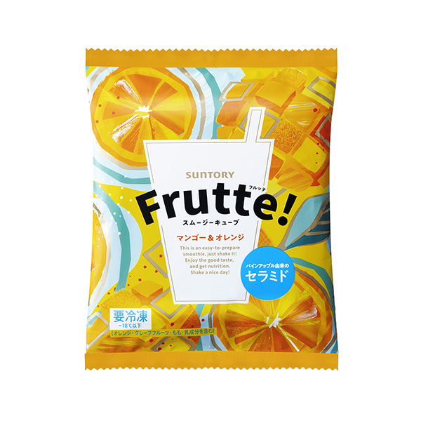包裝設(shè)計(jì)欣賞Frutte！ ＜芒果&橙子＞ (三得利食品國際) (圖1)