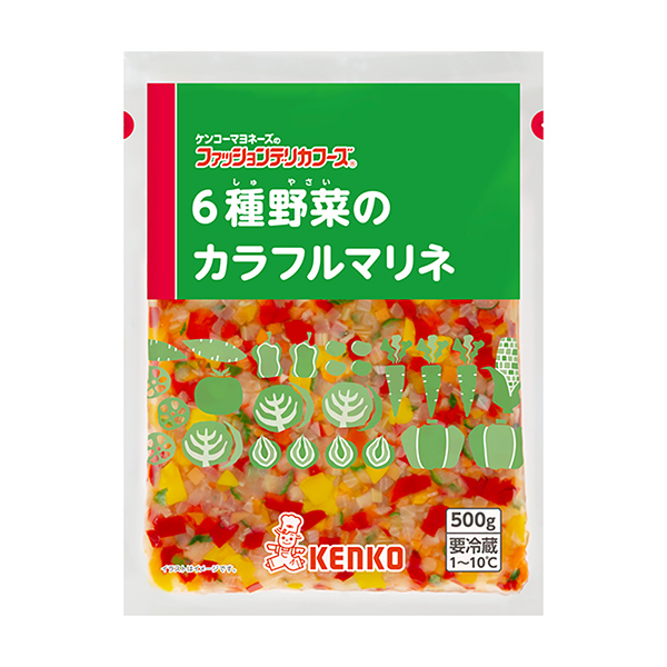 包裝設(shè)計(jì)欣賞6種蔬菜的彩色腌制(肯科蛋黃醬) (圖1)