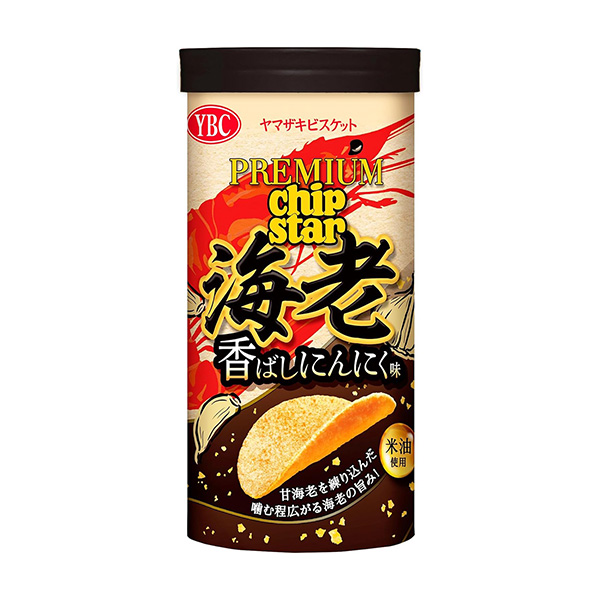 包裝設計欣賞高級芯片明星＜蝦香蒜味＞ (山崎餅干) (圖1)