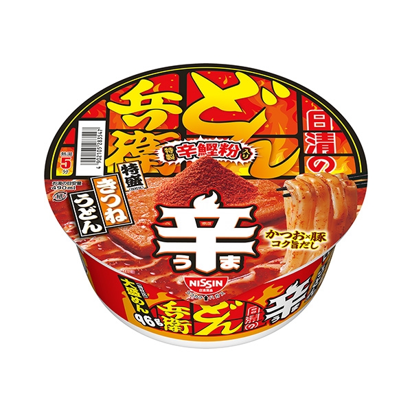 包裝設(shè)計(jì)欣賞日清的辣烏冬面(日清食品) (圖1)